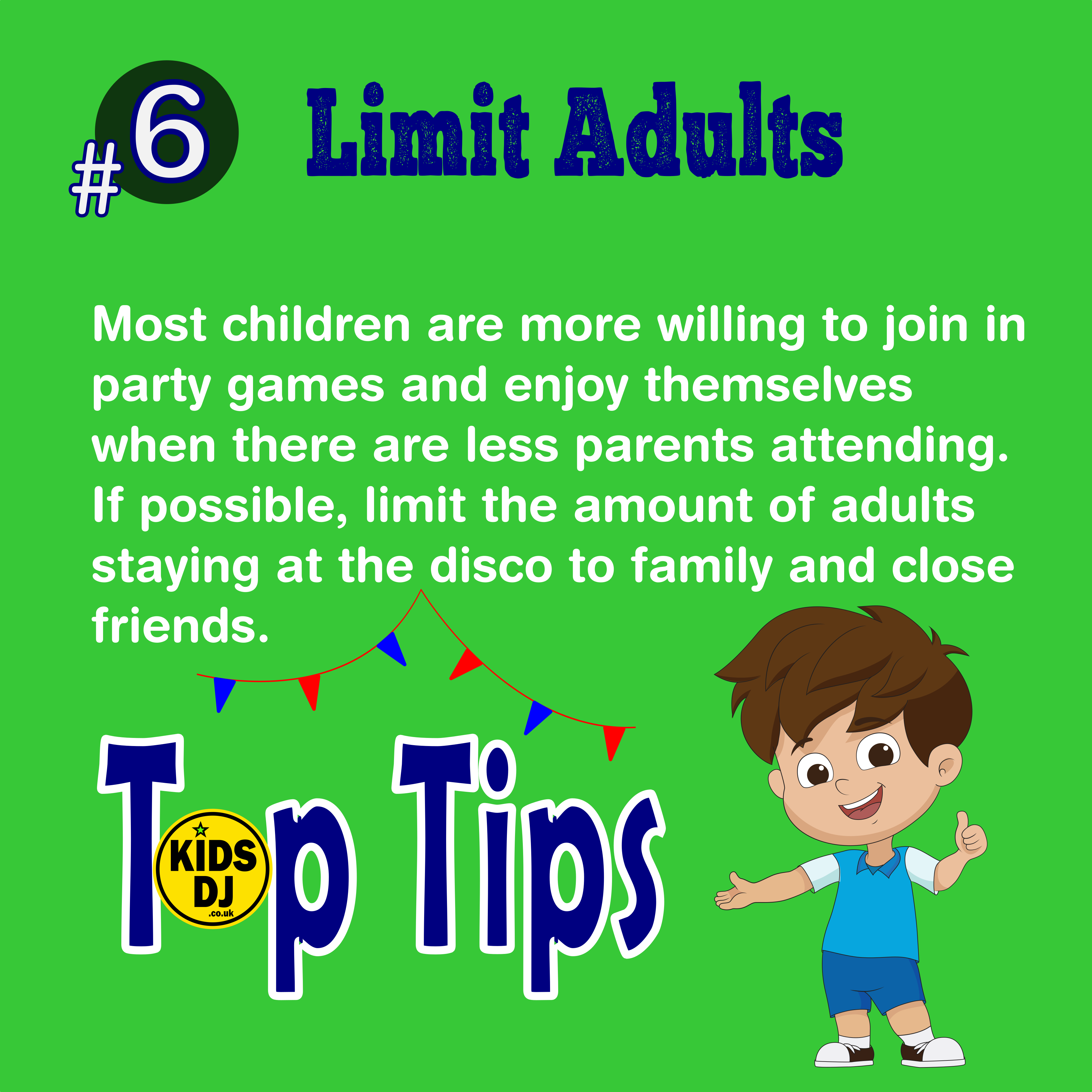 Limit your party adult numbers