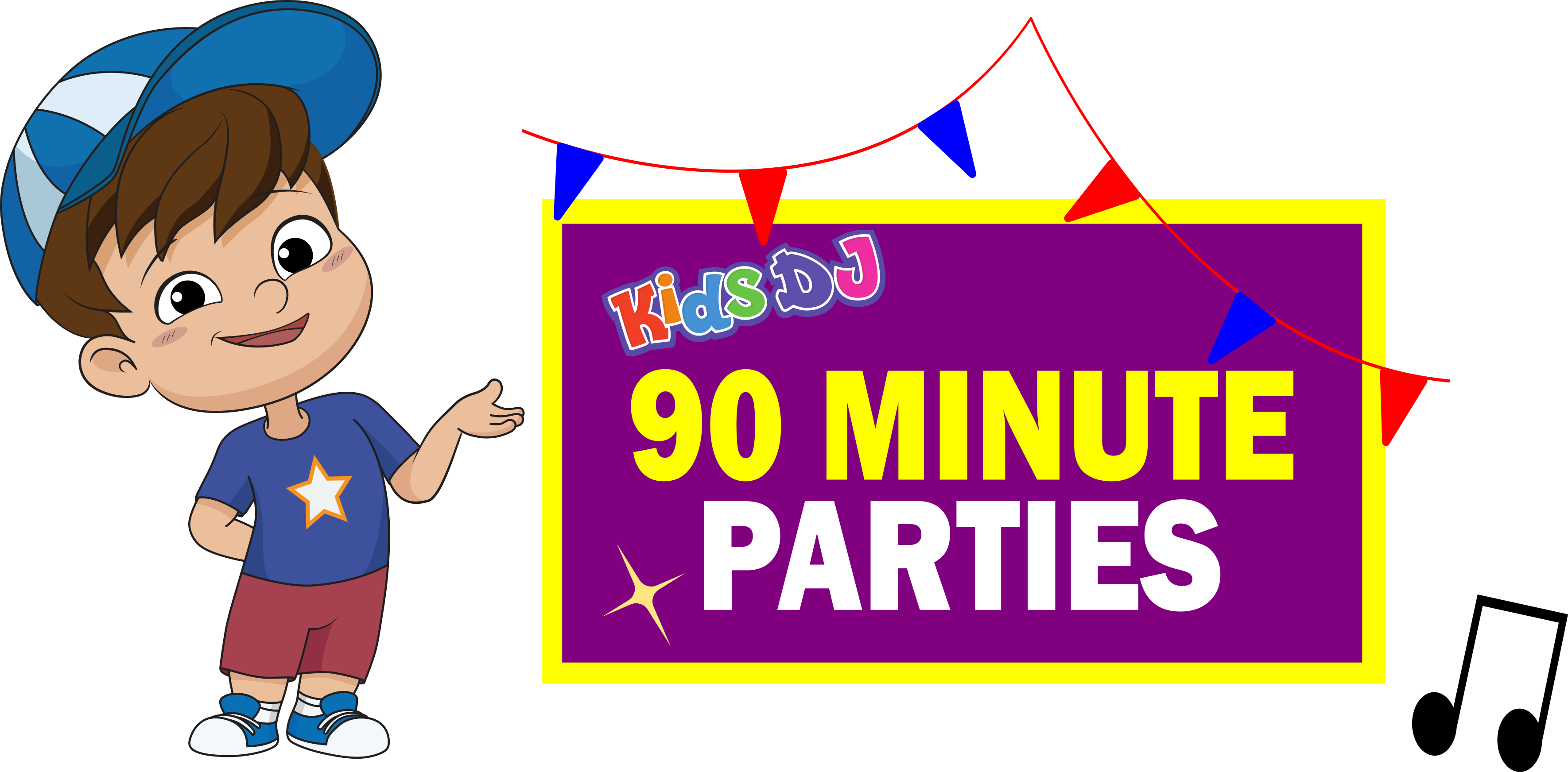 Kids DJ entertain at 90 minute disco parties