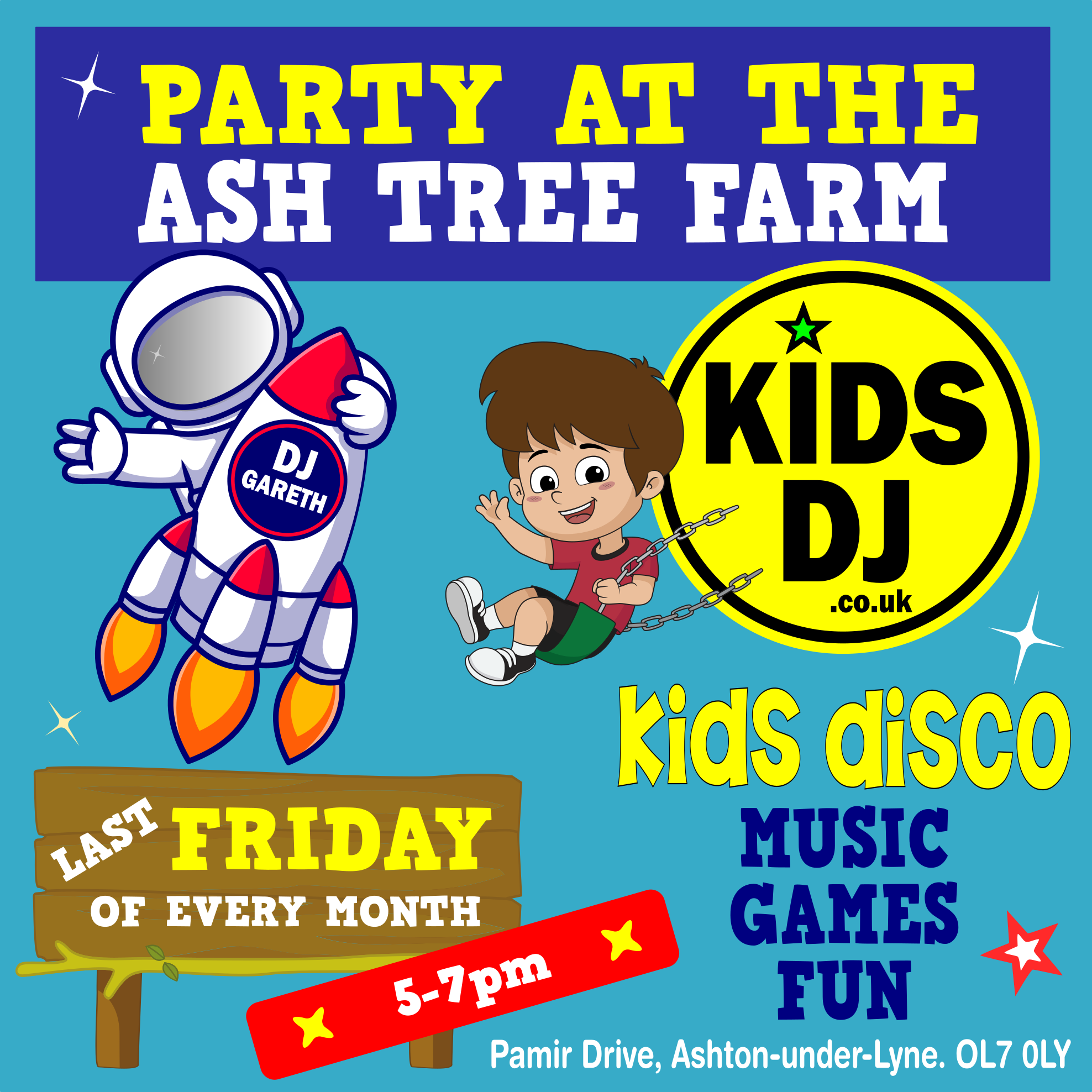 Kids Disco at the Ash Tree Farm in Ashton Ash Tree Farm Monthly Disco