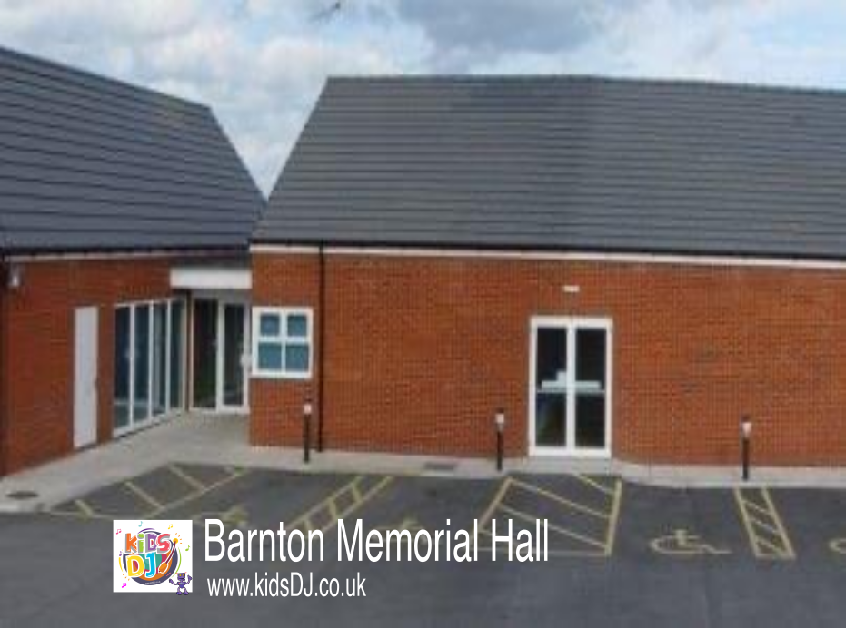Barnton Memorial Hall Kids DJ host parties at Batrnton Memorial Hall