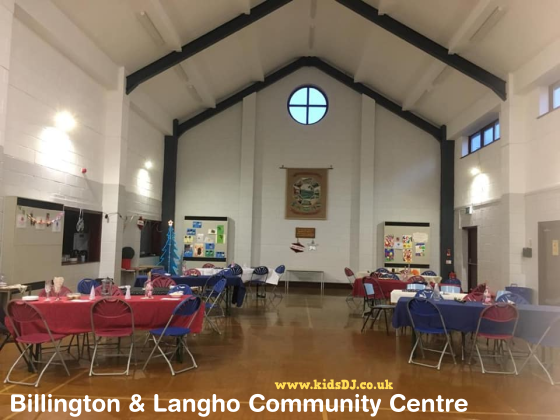 Kids DJ host children's parties at Billington and Langho Community Centre