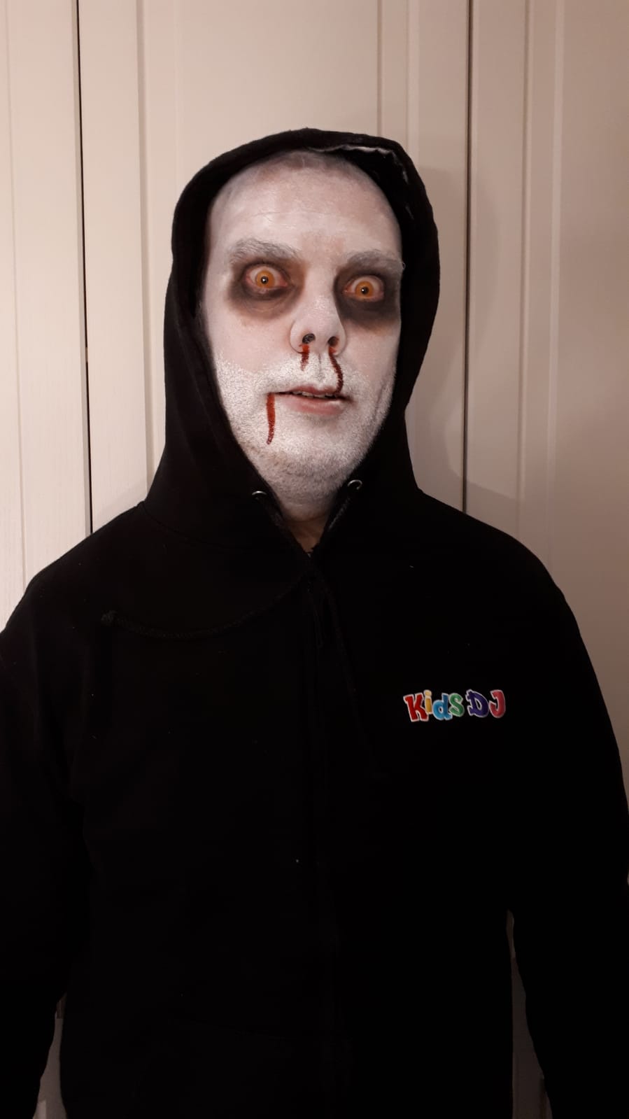 Kids DJ Phil at Halloween disco at the Barley Farm in Irlam
