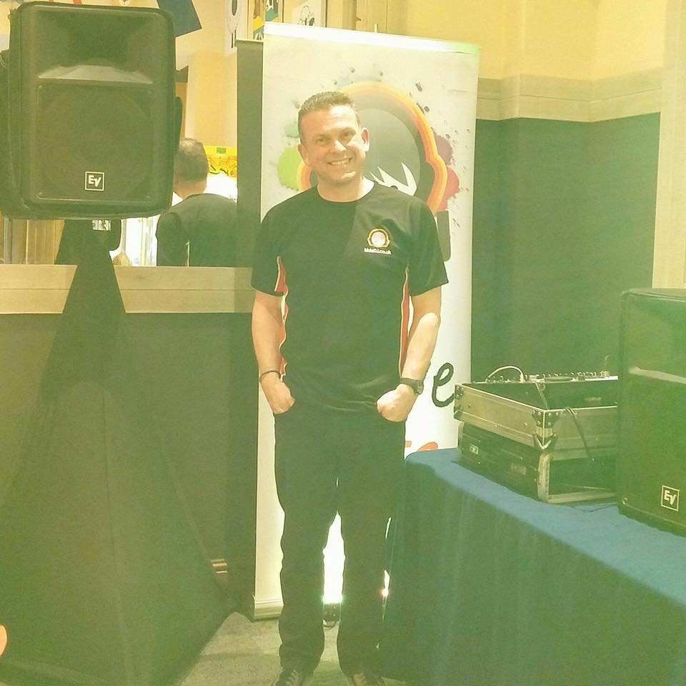 DJ Steve Neary at the Juniper Farm