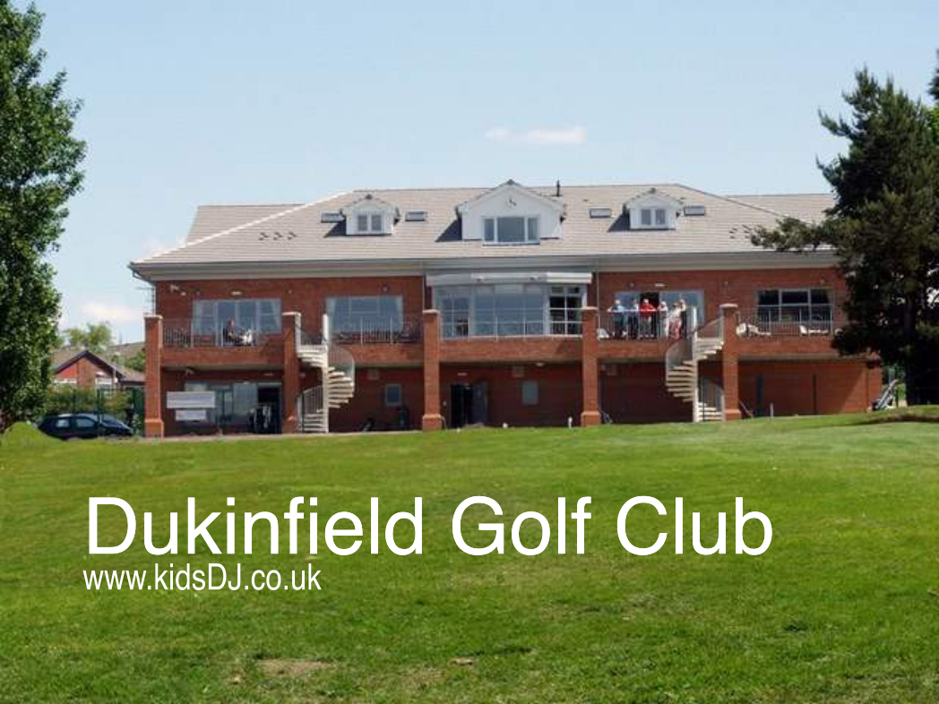 Kids DJ parties at Dukinfield Golf Club