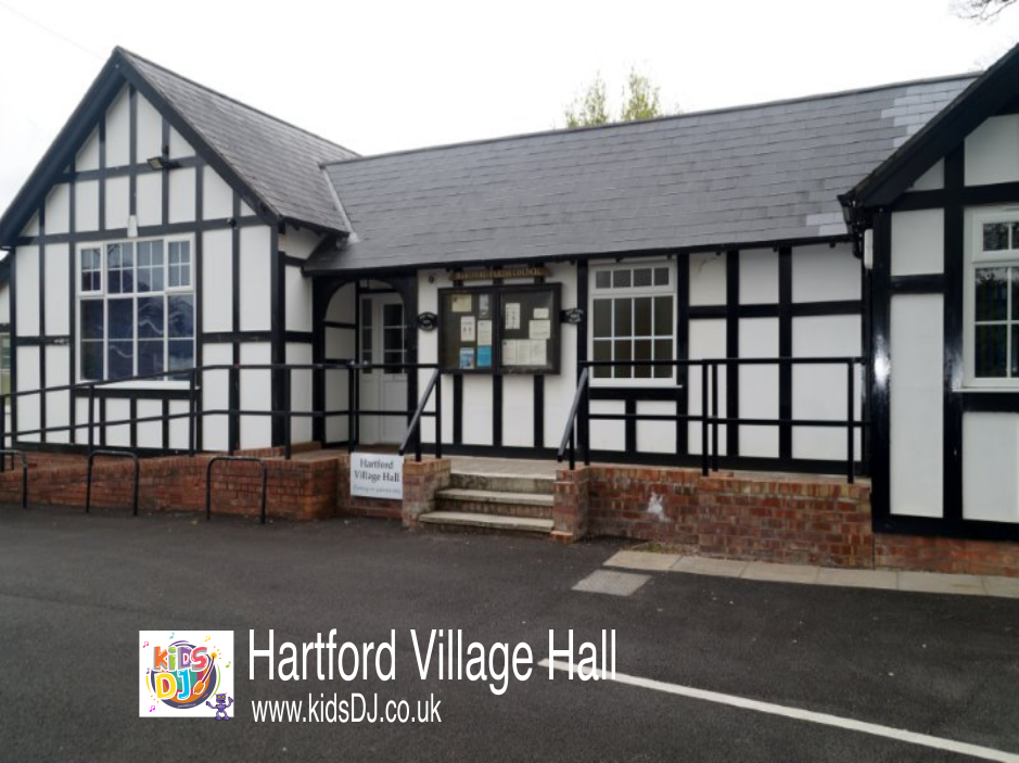 Hartford Village Hall in Northwich Kids DJ host parties at Hartford Village Hall in Northwich