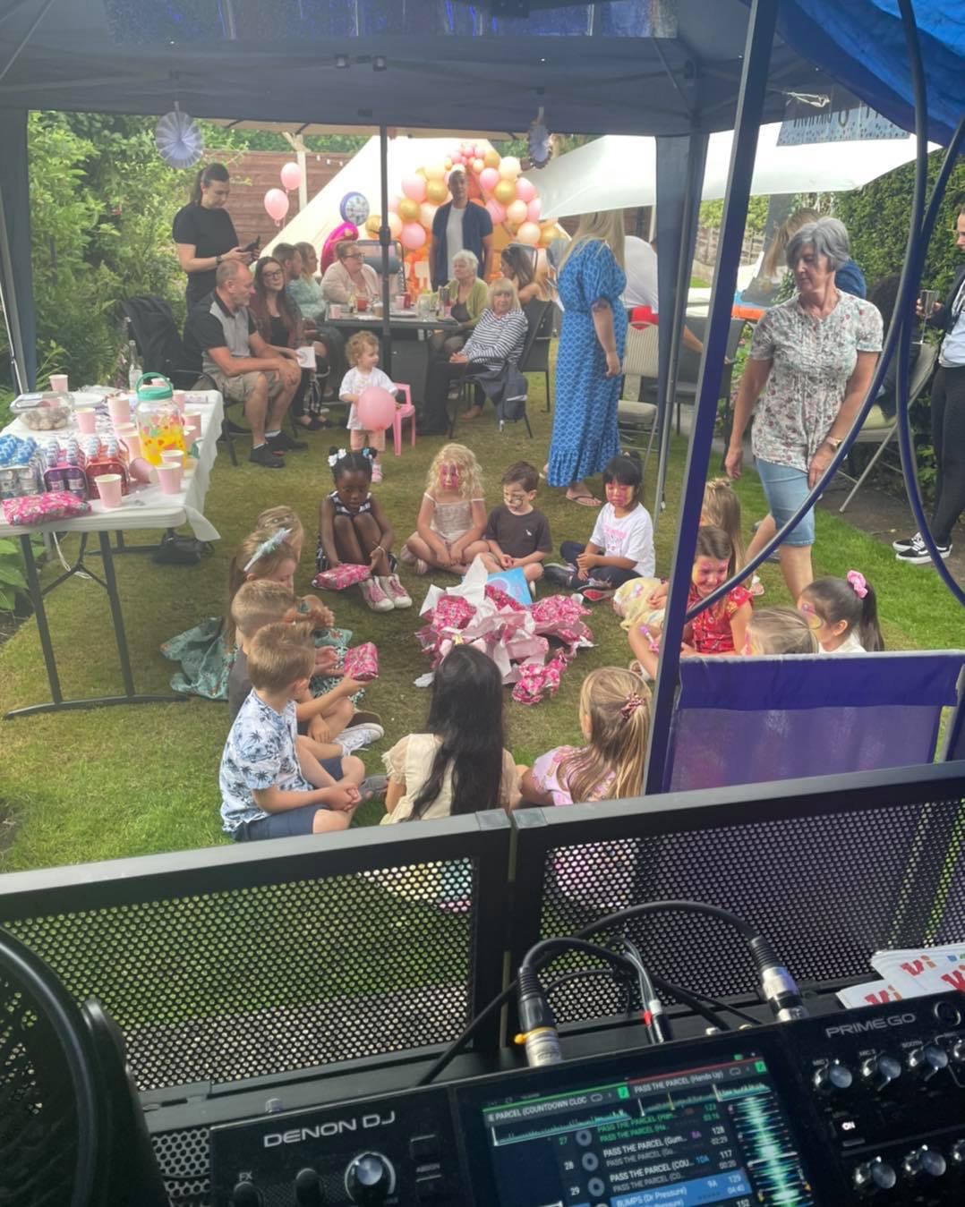 Kids DJ garden parties