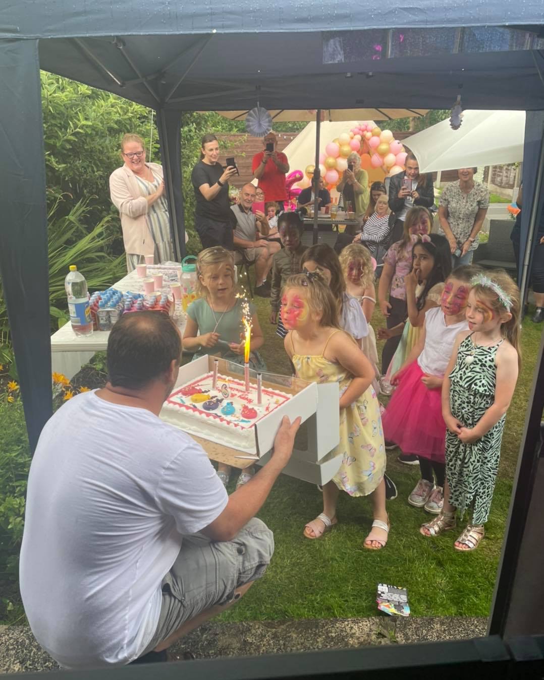 Kids DJ garden party in Cheadle Hulme