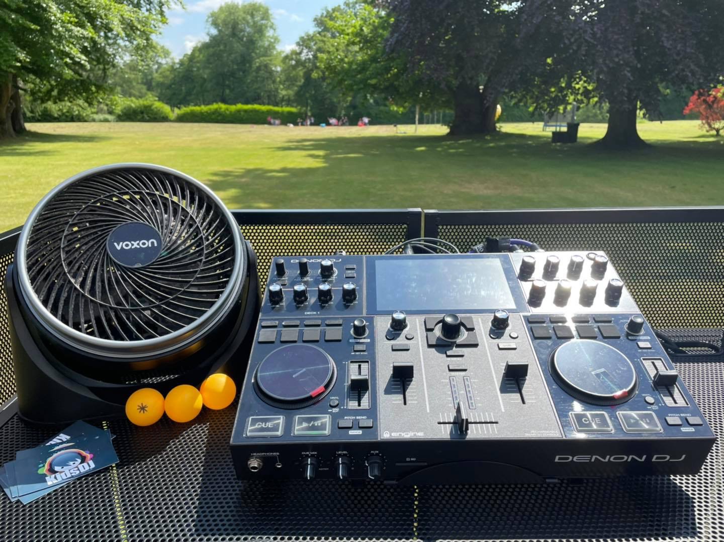 Kids DJ garden party in Nether Alderley