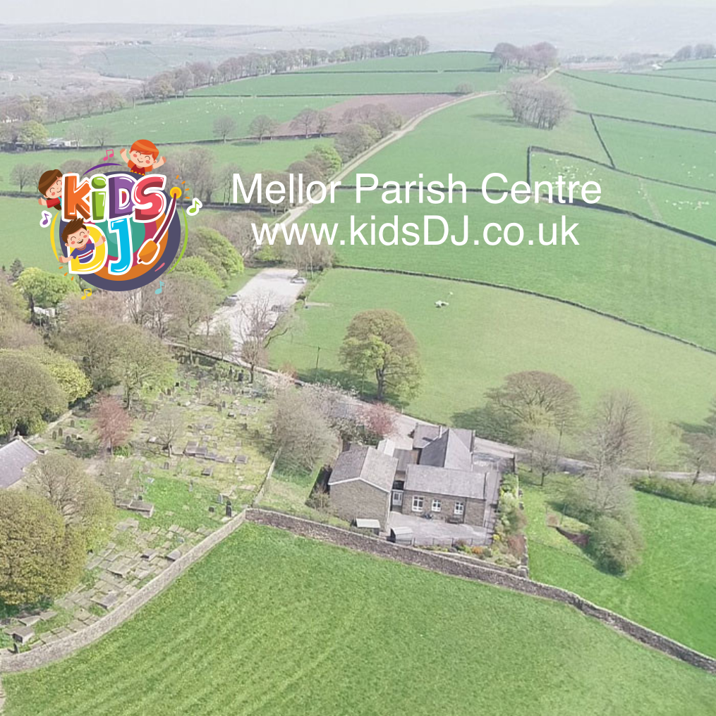 Kids Parties at Mellor Parish Centre Kids disco parties by Kids DJ at Mellor Parish Centre