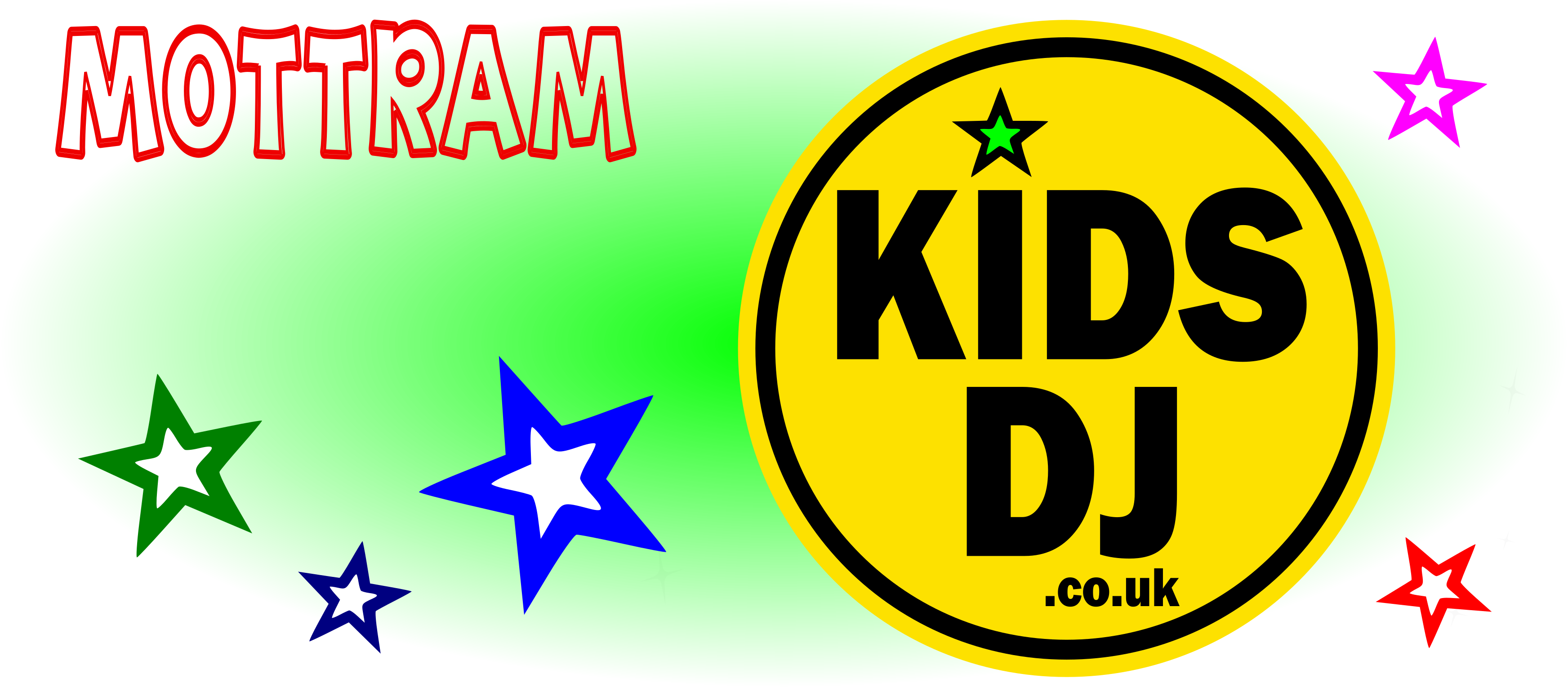 Kids DJ disco parties in Mottram with music and games
